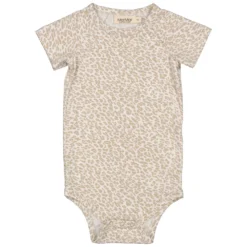 Leo Body SS, Bodystocking - Beige Leo