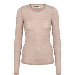 Tanne W, Blouse - Nougat Melange