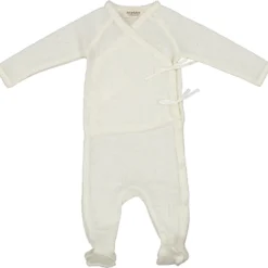 Rubetta, Wool Pointelle Jumpsuit - Natural