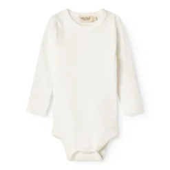 Plain Body LS, Bodystocking - Gentle White