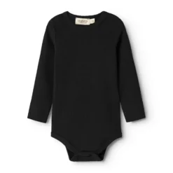 Plain Body LS, Bodystocking - Black
