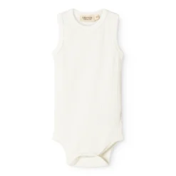 Body Sleeveless, Bodystocking - Gentle White