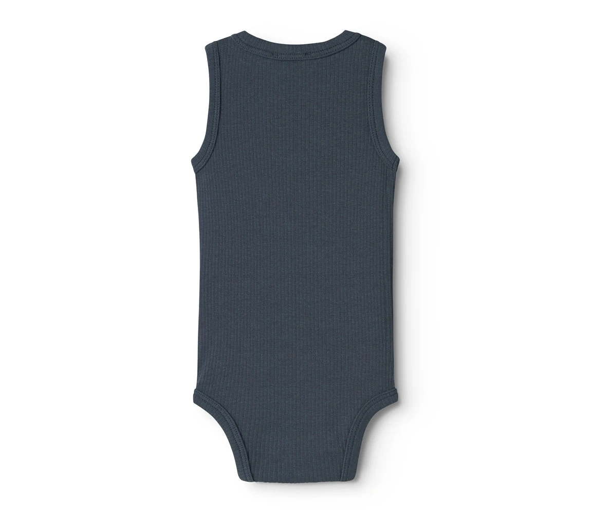 Body Sleeveless, Bodystocking - Blue 4 Body Sleeveless, Bodystocking - Blue - Image 2