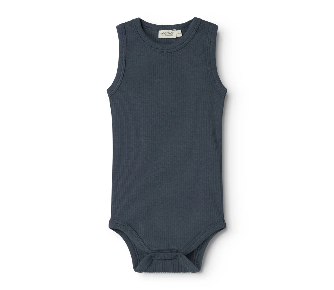 Body Sleeveless, Bodystocking - Blue 3 Body Sleeveless, Bodystocking - Blue