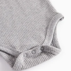 Body SS, Bodystocking - Light Grey Melange -marmar copenhagen shop 100 002 21 0621 4