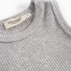 Body Sleeveless, Bodystocking - Light Grey Melange 8 Body Sleeveless, Bodystocking - Light Grey Melange -marmar copenhagen shop 100 002 23 0621 3