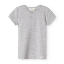 Tee SS, T-shirt - Light Grey Melange