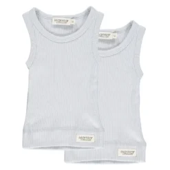 Baby Sleeveless 2-pack, Underwear - Pale Blue