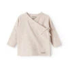 Tut Wrap LS, Blouse - Light Beige Mel.