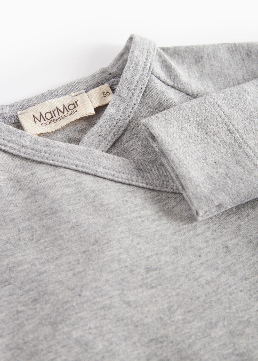 Rula, Romper - Light Grey Melange 5 Rula, Romper - Light Grey Melange - Image 3