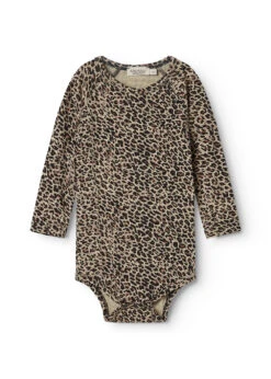 Leo Body LS, Bodystocking - Brown Leo