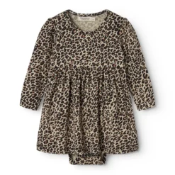 Leo Ramona, Bodystocking With Skirt - Brown Leo