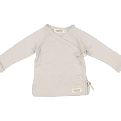 Tut Wrap LS, Wool Rib Blouse - Pepple