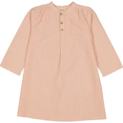 Pajama Dress, Nightgown - Soft Cheek Stripe