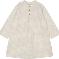 Pajama Dress, Nightgown - Deep Lake Check