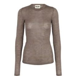 Tanne W, Blouse - Dusty Brown Mel.