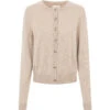 Tepi W, Kashmir Cardigan - Sand Mel.