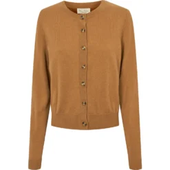 Tepi W, Cashmere Cardigan - Almond