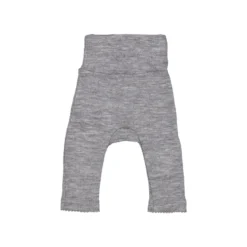 Piva, Wool Pointelle Trousers - Grey Melange