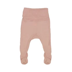 Pixa, Wool Pointelle Trousers - Burnt Rose
