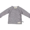 Tut Wrap LS, Wool Pointelle Blouse - Grey Melange -marmar copenhagen shop 101 661 15 0602 6bc527c7 5809 4fde b3bd 4e82a8e44846