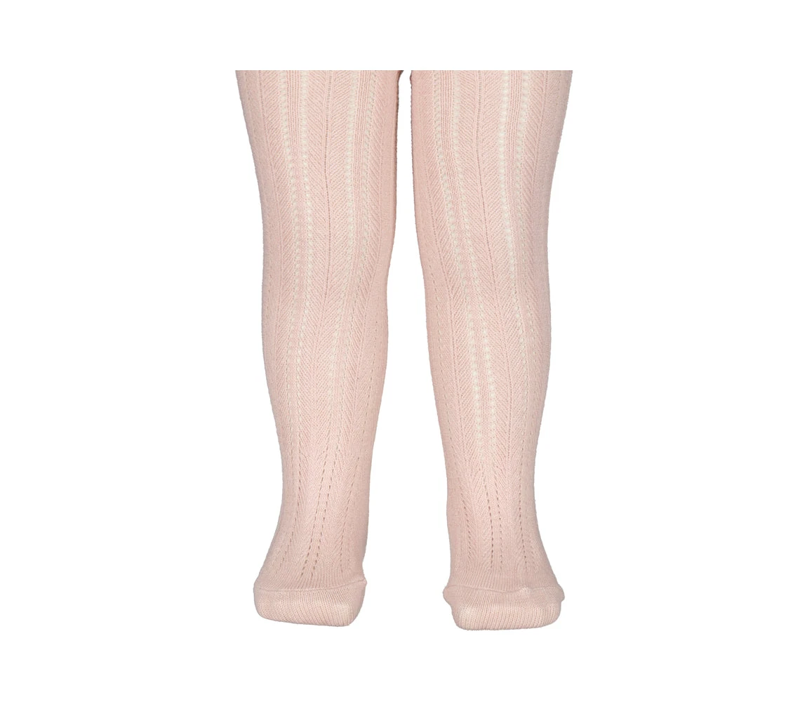 Tights Pointelle, Tights - Sheer Rose 3 Tights Pointelle, Tights - Sheer Rose