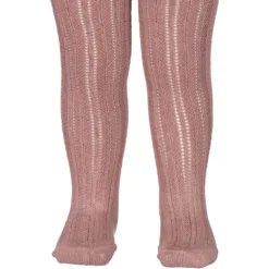 Tights Pointelle, Tights - Dusty Mauve