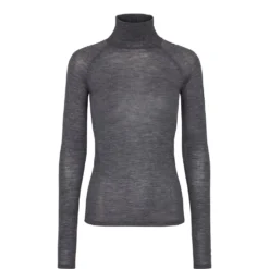 Trisha W, Blouse - Mid Gray Melange