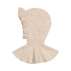 Amira, Kashmir Balaclava - Sand Flour.