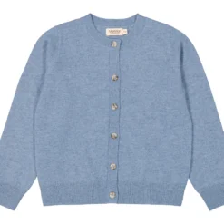 Tepi, Kashmir Cardigan - Monsoon Blue Mel.