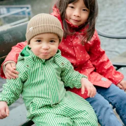 Oddy Set, Rain Set - Green Stripes -marmar copenhagen shop 250 680 23 1655 10i