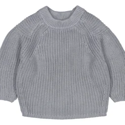 Tota, Knitted Blouse - Pigeon Blue
