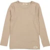 Plain Tee LS, T-shirt - Stone Wall