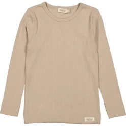 Plain Tee LS, T-shirt - Stone Wall