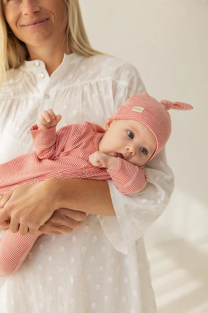 Aiki, Beanie - Red Stripe 5 Aiki, Beanie - Red Stripe - Image 3