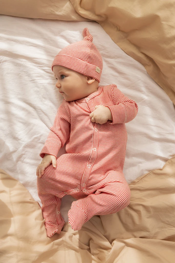 Aiki, Beanie - Red Stripe 4 Aiki, Beanie - Red Stripe - Image 2