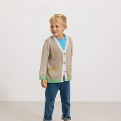 Tarono, Knit Cardigan - Multi Block -marmar copenhagen shop 251 149 35 4553 10s JPG