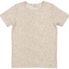 Leo Tee SS, T-shirt - Beige Leo