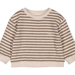 Tammas B, Blouse - Brown Stripe Mel.