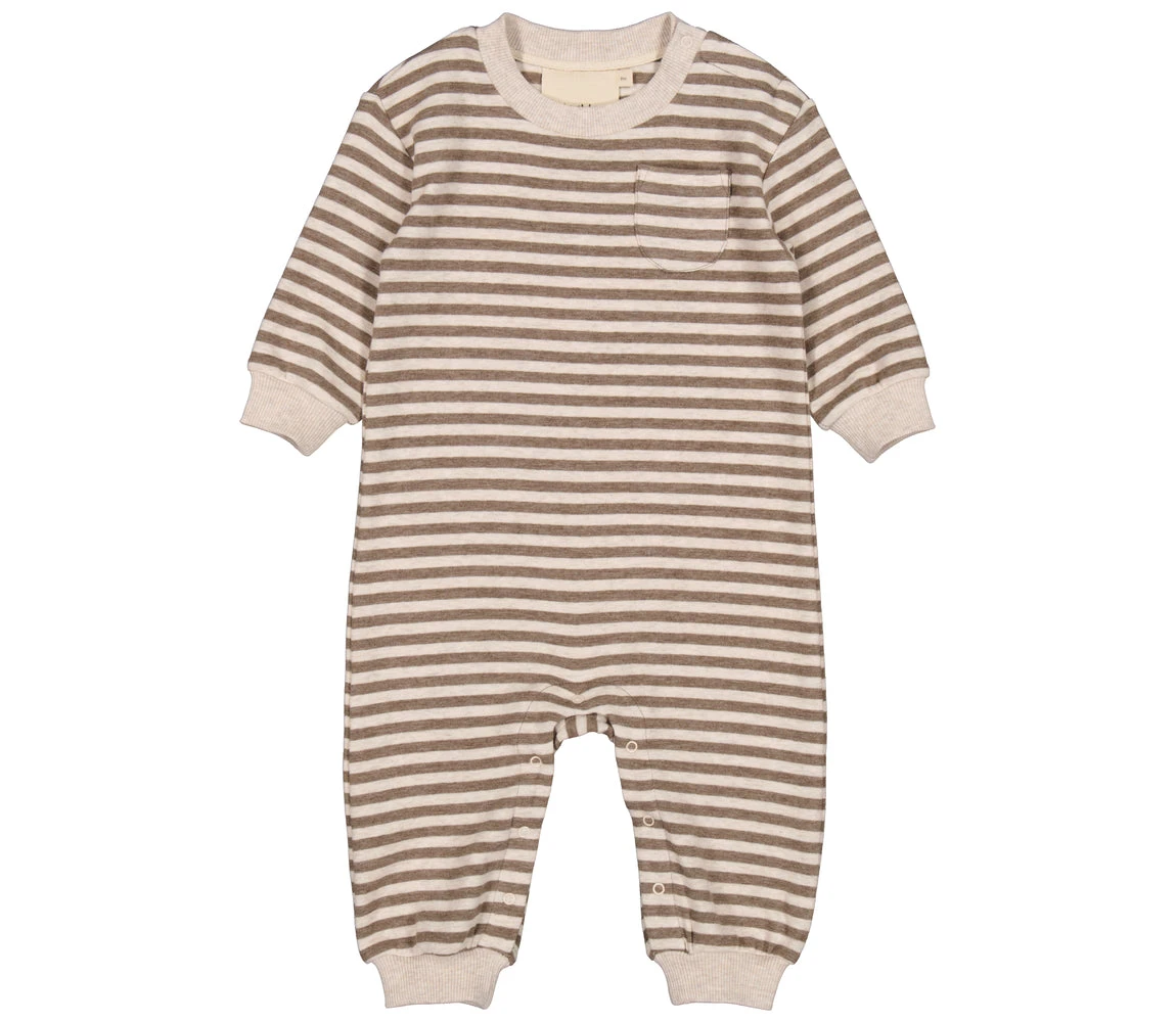 Ralle, Jumpsuit - Brown Stripe Mel. 3 Ralle, Jumpsuit - Brown Stripe Mel.