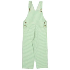Ruben, Bib Pants - Cale Green Stripe