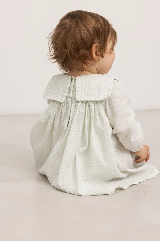 Dulle, Dress - Mint Chalk 5 Dulle, Dress - Mint Chalk - Image 3