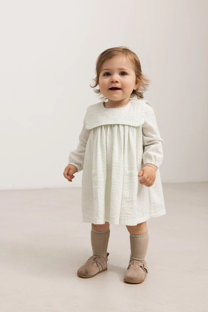 Dulle, Dress - Mint Chalk 4 Dulle, Dress - Mint Chalk - Image 2