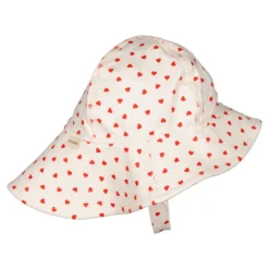 Alba Splash Long, Swimming Sun Hat - Happy Hearts