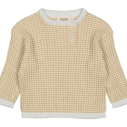 Tuk, Knit Blouse - Morning Dew Stripe