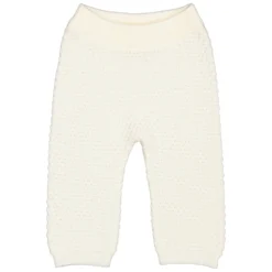Pira, Knit Pants - Gentle White