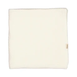 Alia, Knit Blanket - Gentle White
