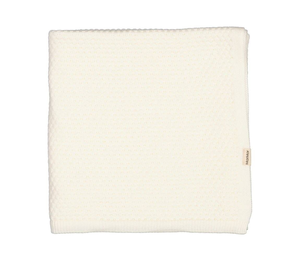 Alia, Knit Blanket - Gentle White 2 Alia, Knit Blanket - Gentle White