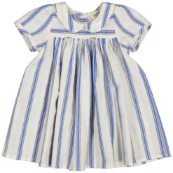 Dulla, Dress - Chambray Stripe