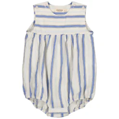 Roberto, Romper - Chambray Stripe